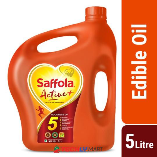 Saffola Active Oil (Rice Bran Oil) 5 Liter