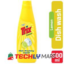 Trix Dishwashing Liquid Lemon Bottle 500 ml