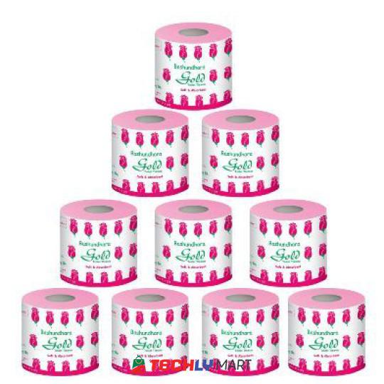 Bashundhara Gold Toilet Tissue 12 Pcs