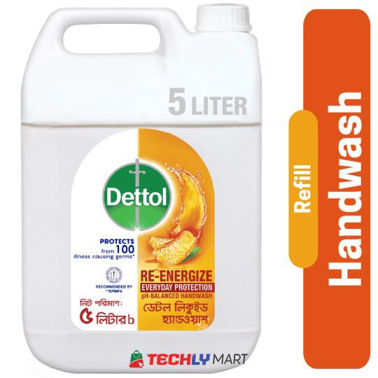 Dettol Handwash Re-Energize Liquid 5 Liter