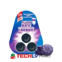 Harpic Flushmatic Lavender In-Cistern Toilet Cleaner Blocks 50 gm 2  Pcs