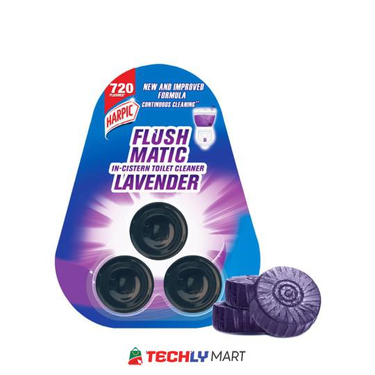 Harpic Flushmatic Lavender In-Cistern Toilet Cleaner Blocks 50 gm 2  Pcs